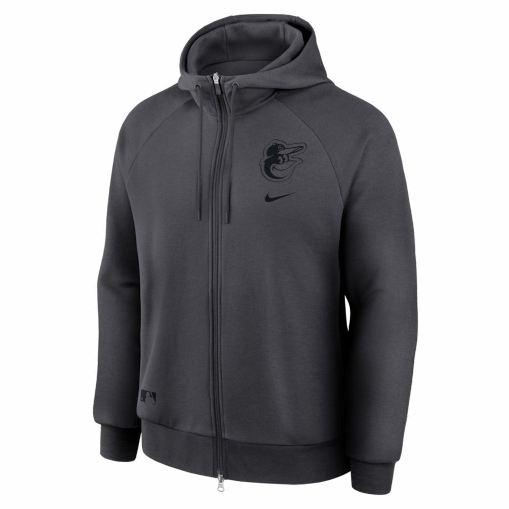 MLB Baltimore Orioles Nike Authentic Collection Player Raglan Dri-FIT Full-Zip Hoodie