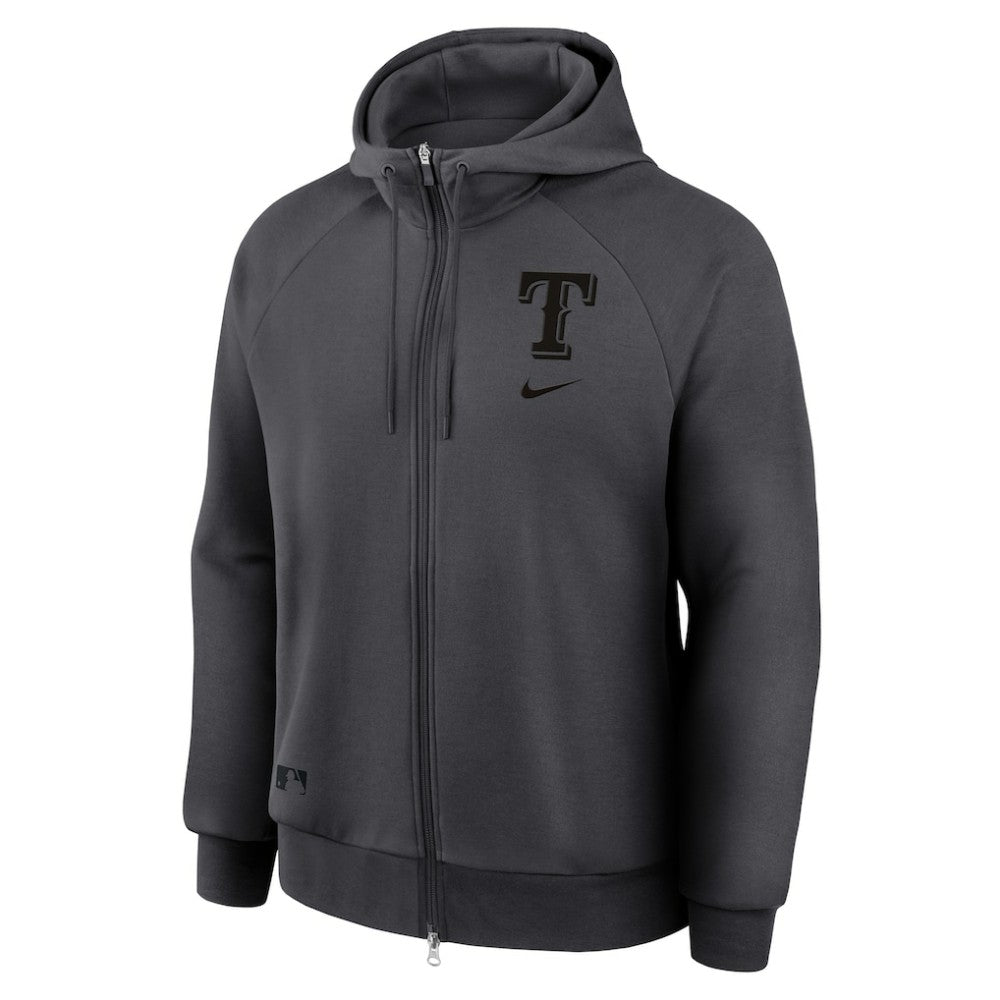 MLB Texas Rangers Nike Authentic Collection Player Raglan Dri-FIT Full-Zip Hoodie