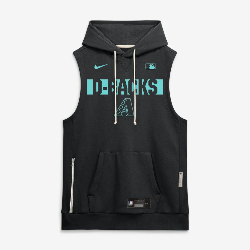 MLB Arizona Diamondbacks Nike Authentic Collection Standard Issue Dri-FIT Sleeveless Hoodie