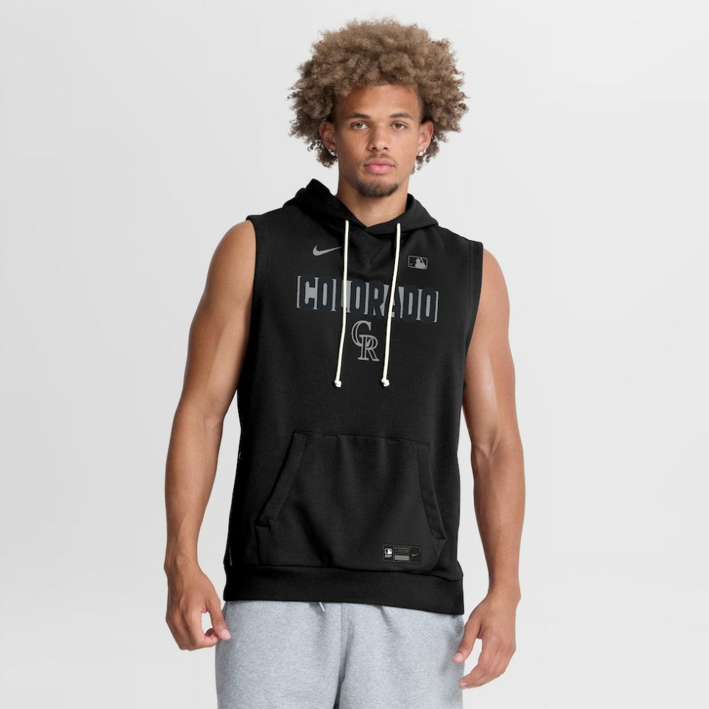 MLB Colorado Rockies Nike Authentic Collection Standard Issue Dri-FIT Sleeveless Hoodie
