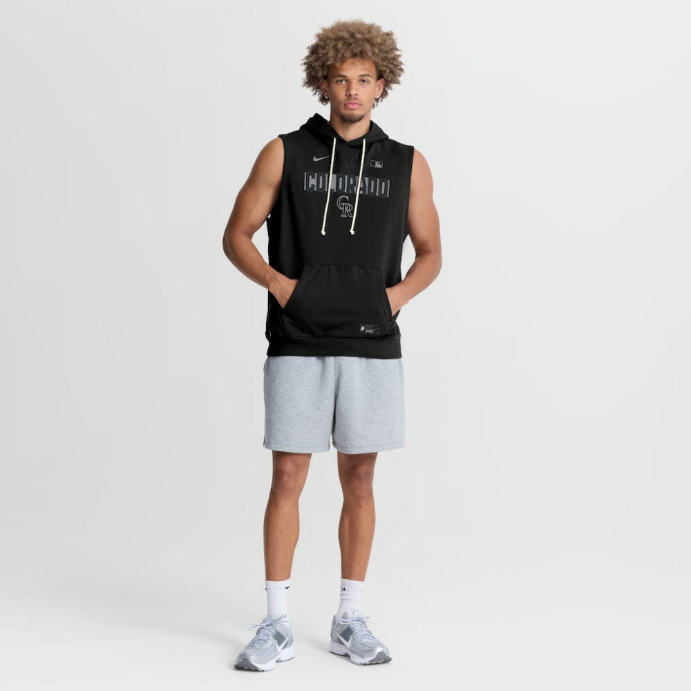 MLB Colorado Rockies Nike Authentic Collection Standard Issue Dri-FIT Sleeveless Hoodie