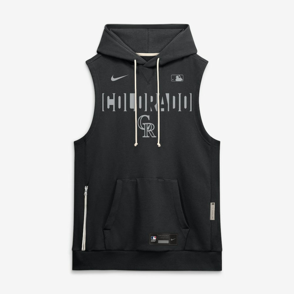 MLB Colorado Rockies Nike Authentic Collection Standard Issue Dri-FIT Sleeveless Hoodie