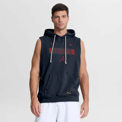 MLB Atlanta Braves Nike Authentic Collection Standard Issue Dri-FIT Sleeveless Hoodie