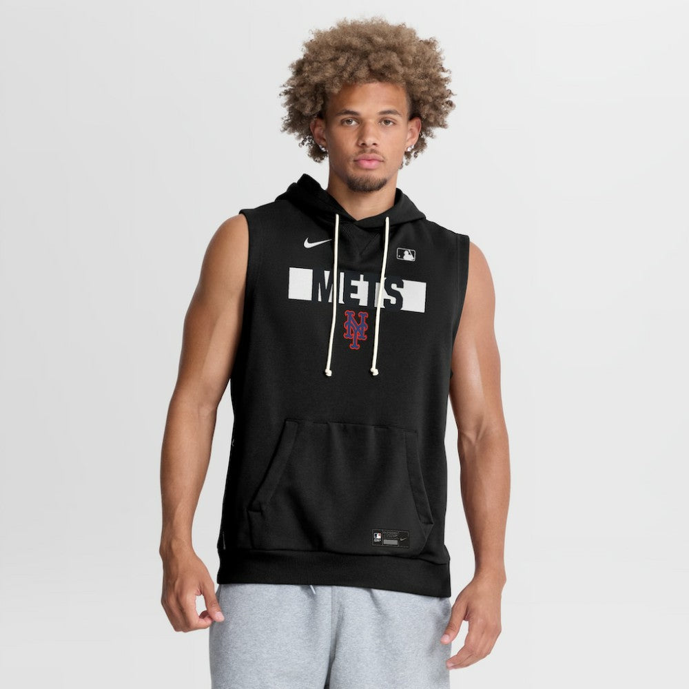 MLB New York Mets Nike Authentic Collection Standard Issue Dri-FIT Sleeveless Hoodie