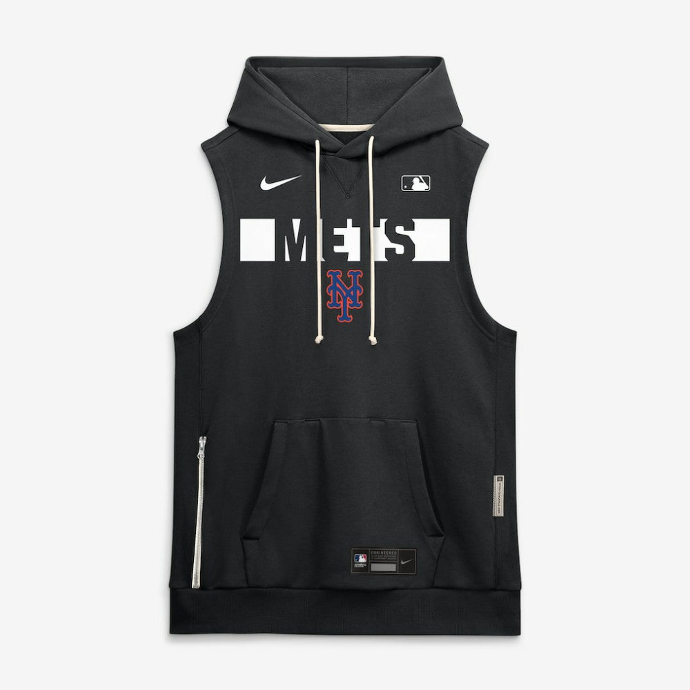 MLB New York Mets Nike Authentic Collection Standard Issue Dri-FIT Sleeveless Hoodie