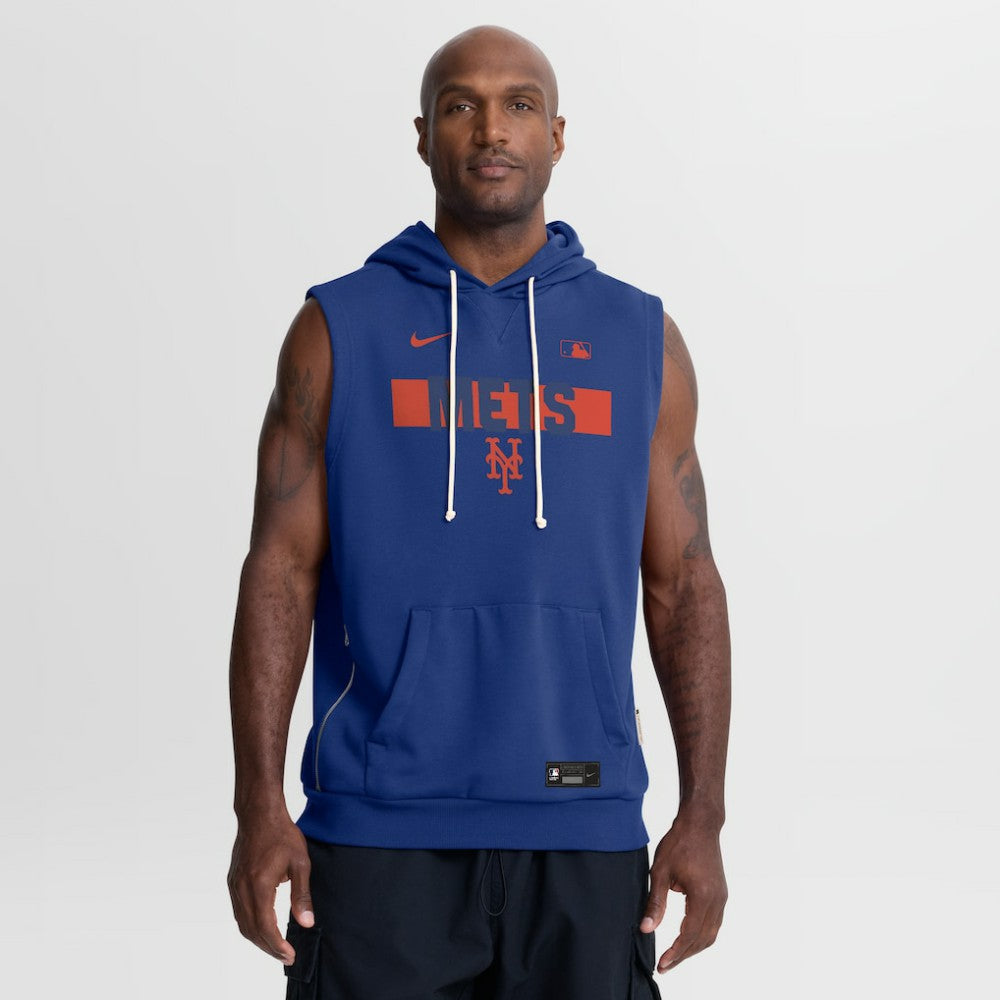 MLB New York Mets Nike Authentic Collection Standard Issue Dri-FIT Sleeveless Hoodie