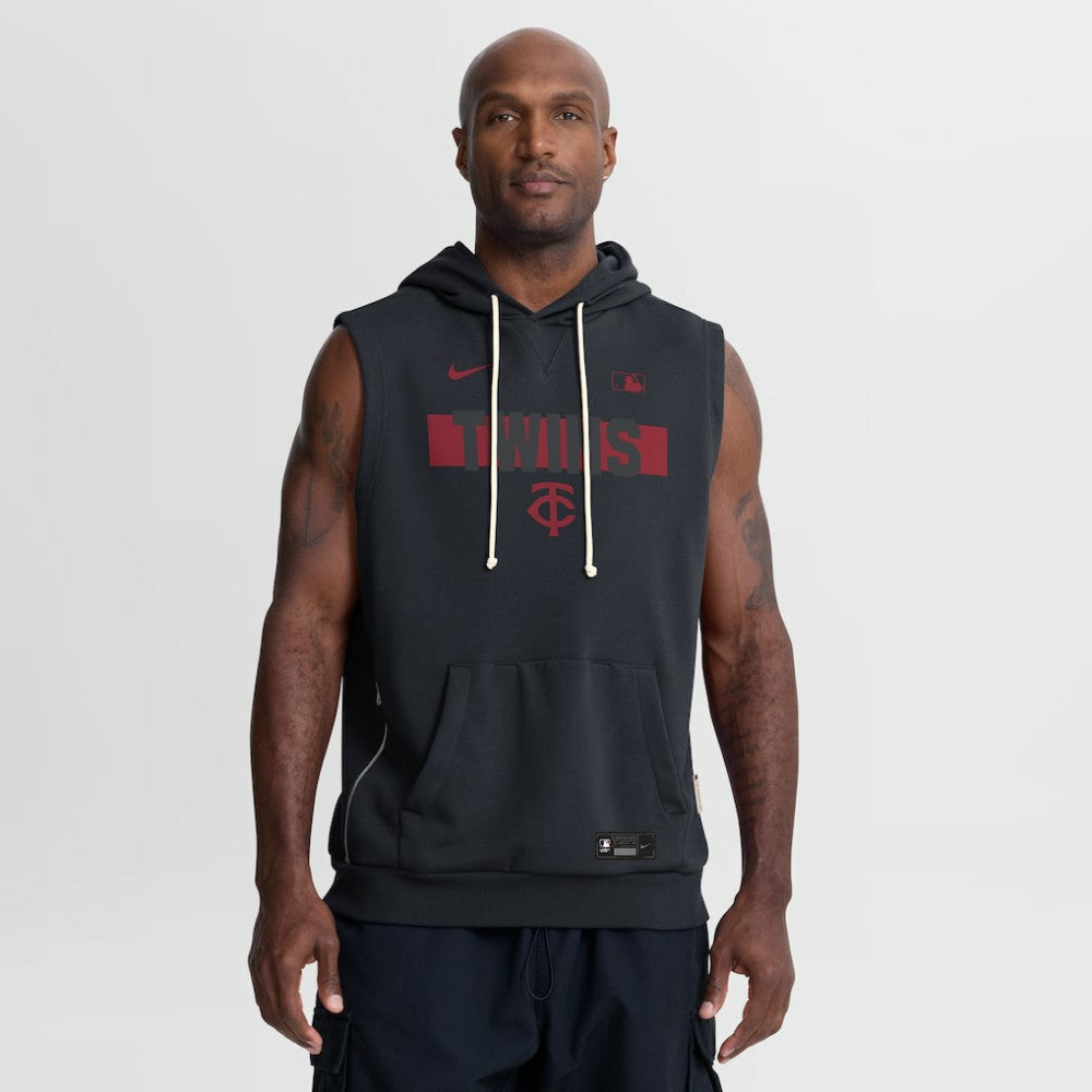 MLB Minnesota Twins Nike Authentic Collection Standard Issue Dri-FIT Sleeveless Hoodie
