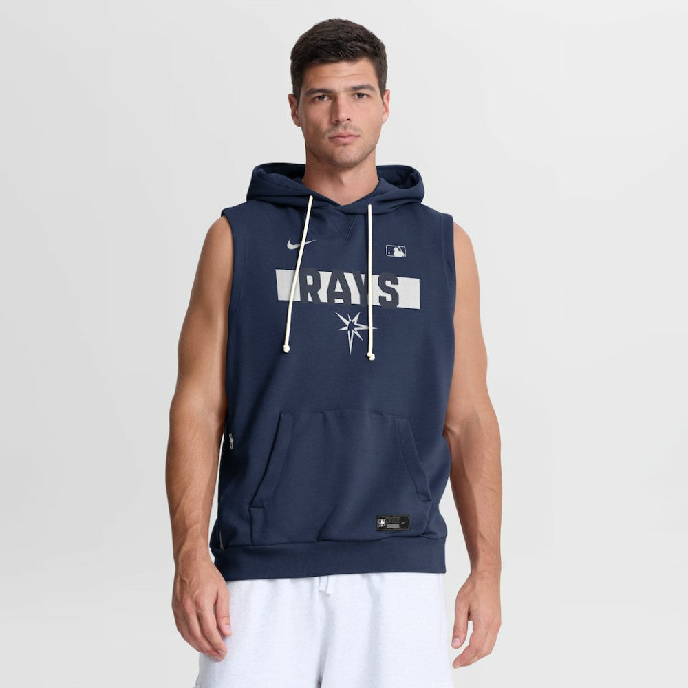 MLB Tampa Bay Rays Nike Authentic Collection Standard Issue Dri-FIT Sleeveless Hoodie