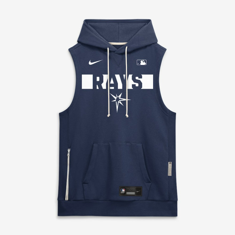 MLB Tampa Bay Rays Nike Authentic Collection Standard Issue Dri-FIT Sleeveless Hoodie