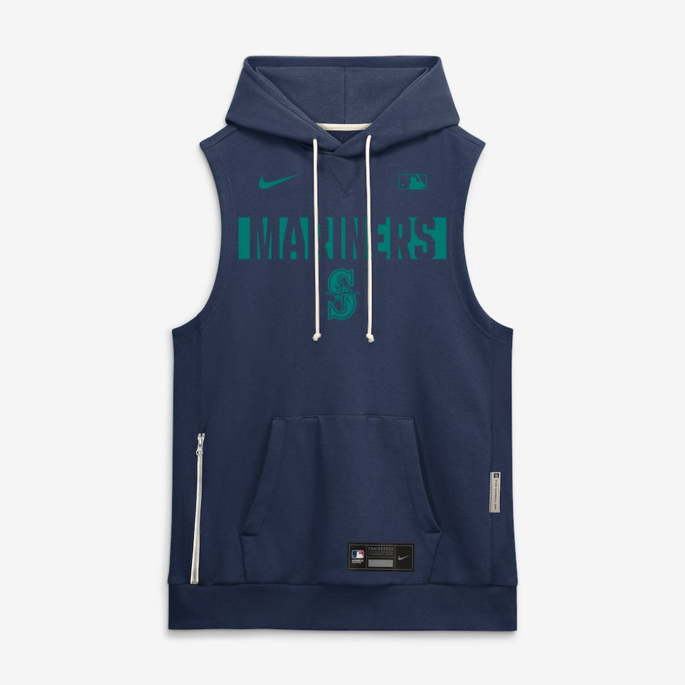 MLB Seattle Mariners Nike Authentic Collection Standard Issue Dri-FIT Sleeveless Hoodie