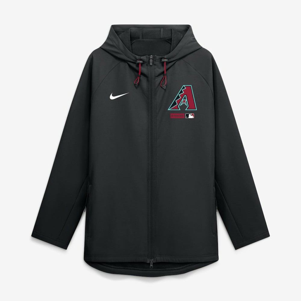 MLB Arizona Diamondbacks Nike Authentic Collection Raglan Therma-FIT Full-Zip Hooded Jacket