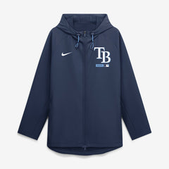 MLB Tampa Bay Rays Nike Authentic Collection Raglan Therma-FIT Full-Zip Hooded Jacket