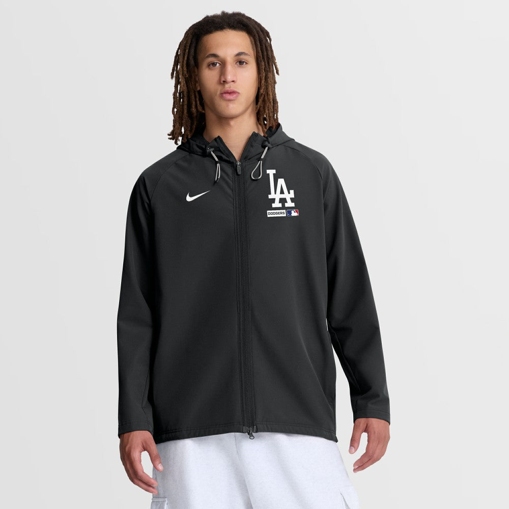 MLB Los Angeles Dodgers Nike Authentic Collection Raglan Therma-FIT Full-Zip Hooded Jacket