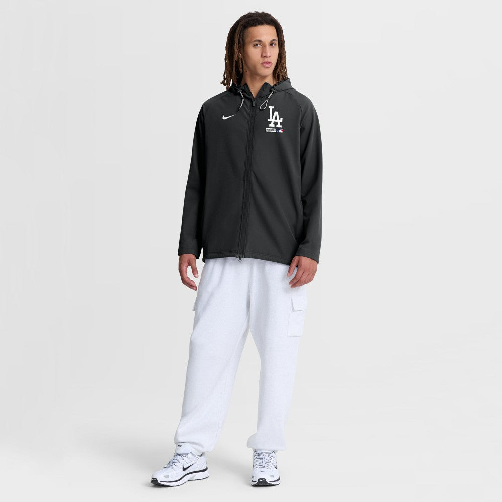 MLB Los Angeles Dodgers Nike Authentic Collection Raglan Therma-FIT Full-Zip Hooded Jacket