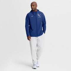 MLB Kansas City Royals Nike Authentic Collection Raglan Therma-FIT Full-Zip Hooded Jacket