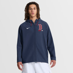 MLB Boston Red Sox Nike Authentic Collection Raglan Therma-FIT Full-Zip Hooded Jacket