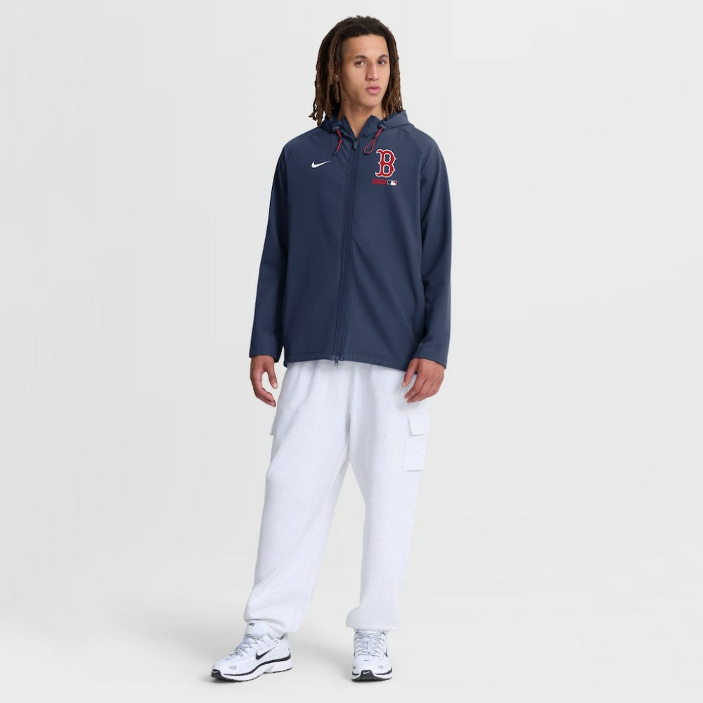 MLB Boston Red Sox Nike Authentic Collection Raglan Therma-FIT Full-Zip Hooded Jacket