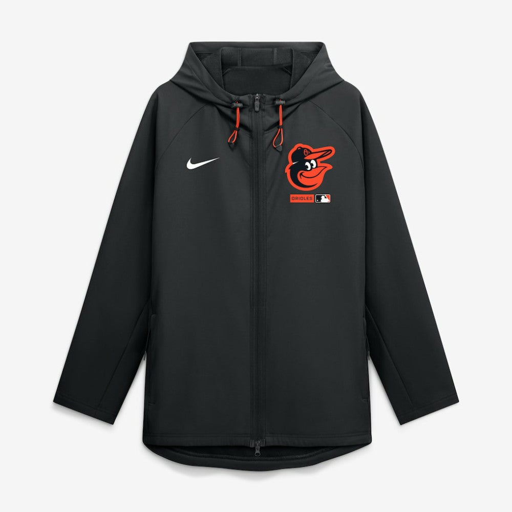 MLB Baltimore Orioles Nike Authentic Collection Raglan Therma-FIT Full-Zip Hooded Jacket
