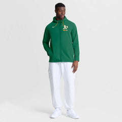 MLB Athletics Nike Authentic Collection Raglan Therma-FIT Full-Zip Hooded Jacket