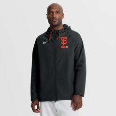 MLB San Francisco Giants Nike Authentic Collection Raglan Therma-FIT Full-Zip Hooded Jacket