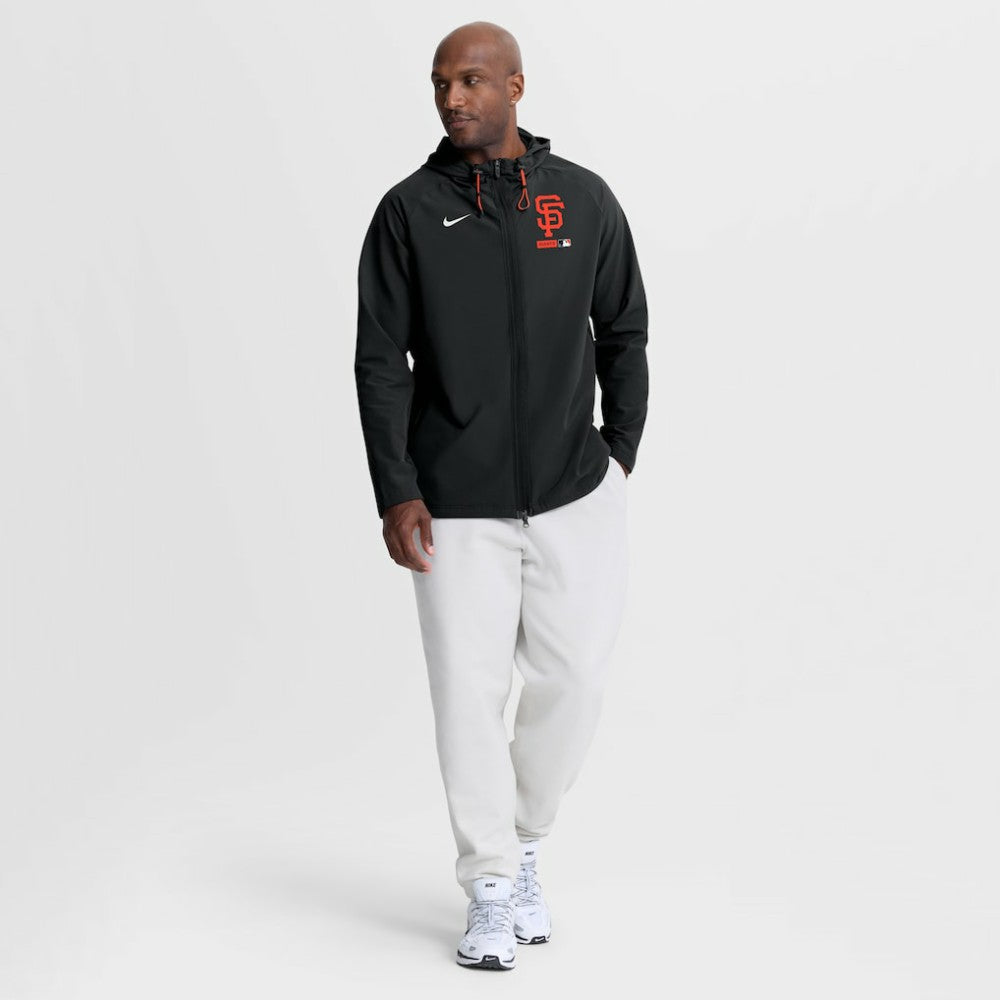 MLB San Francisco Giants Nike Authentic Collection Raglan Therma-FIT Full-Zip Hooded Jacket