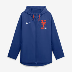 MLB New York Mets Nike Authentic Collection Raglan Therma-FIT Full-Zip Hooded Jacket