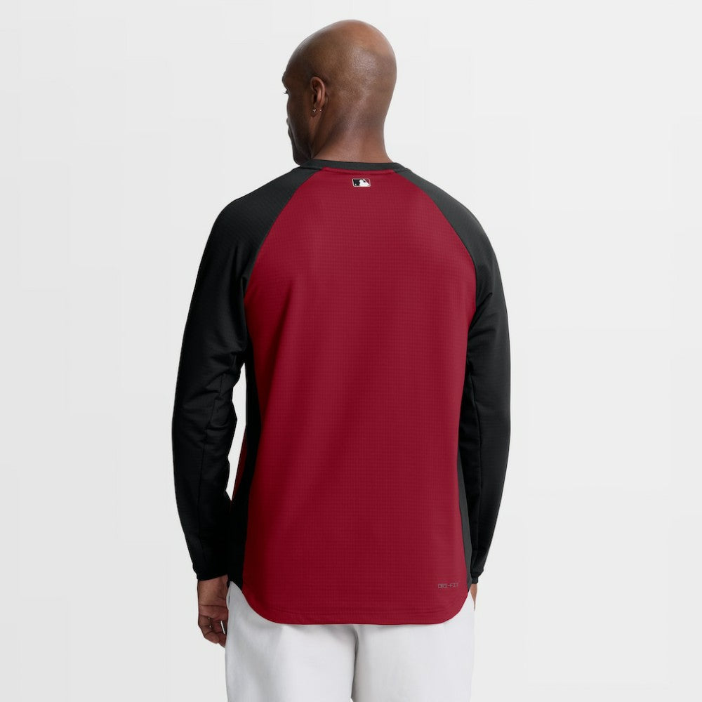 MLB Arizona Diamondbacks Nike Authentic Collection Raglan Dri-FIT Sweatshirt