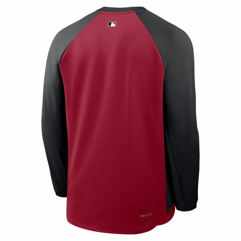 MLB Arizona Diamondbacks Nike Authentic Collection Raglan Dri-FIT Sweatshirt