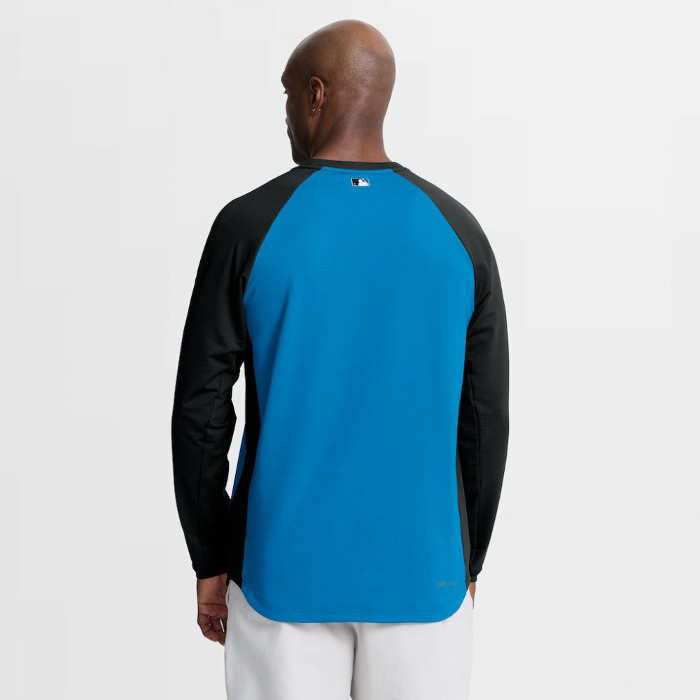 MLB Miami Marlins Nike Authentic Collection Raglan Dri-FIT Sweatshirt