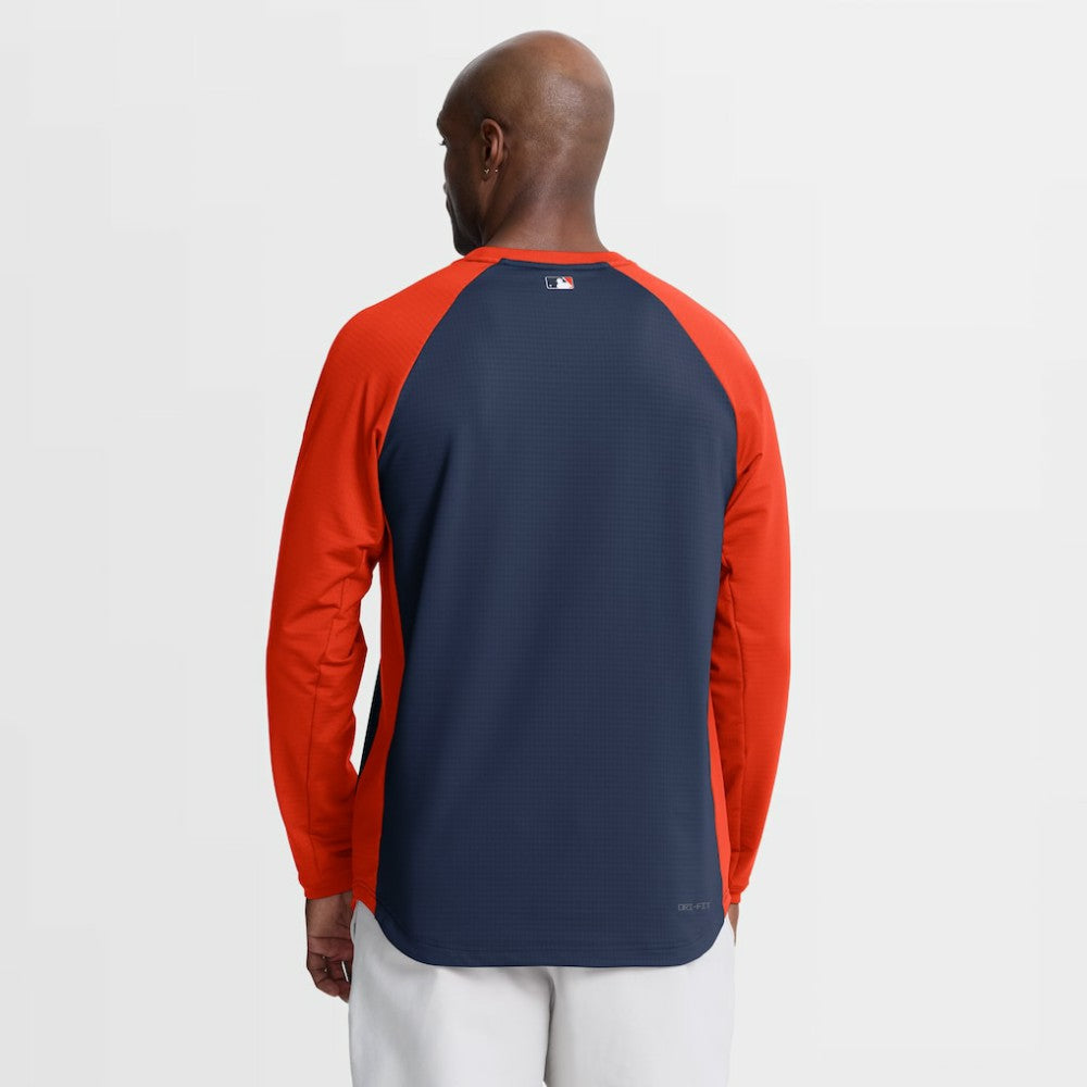 MLB Houston Astros Nike Authentic Collection Raglan Dri-FIT Sweatshirt