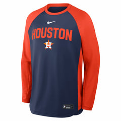 MLB Houston Astros Nike Authentic Collection Raglan Dri-FIT Sweatshirt