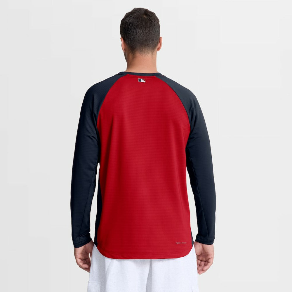 MLB Atlanta Braves Nike Authentic Collection Raglan Dri-FIT Sweatshirt