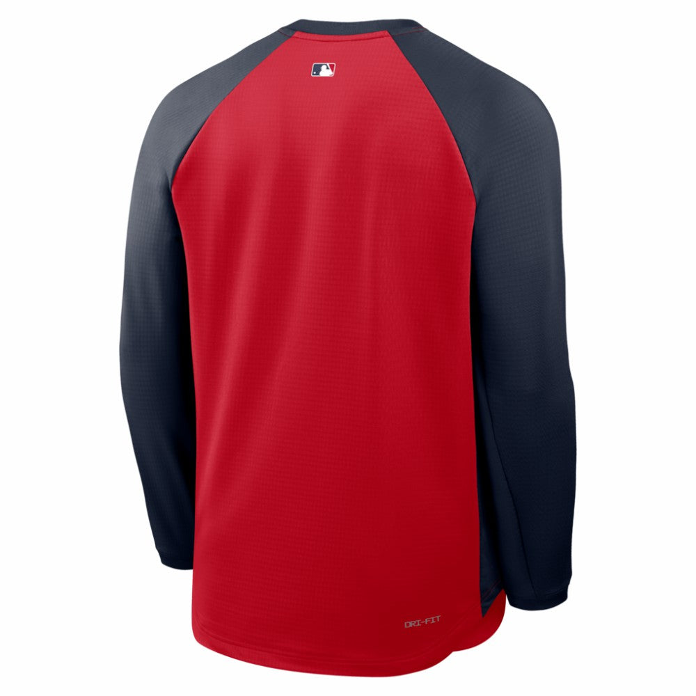 MLB Atlanta Braves Nike Authentic Collection Raglan Dri-FIT Sweatshirt