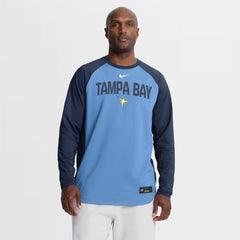 MLB Tampa Bay Rays Nike Authentic Collection Raglan Dri-FIT Sweatshirt