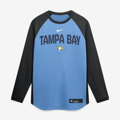 MLB Tampa Bay Rays Nike Authentic Collection Raglan Dri-FIT Sweatshirt