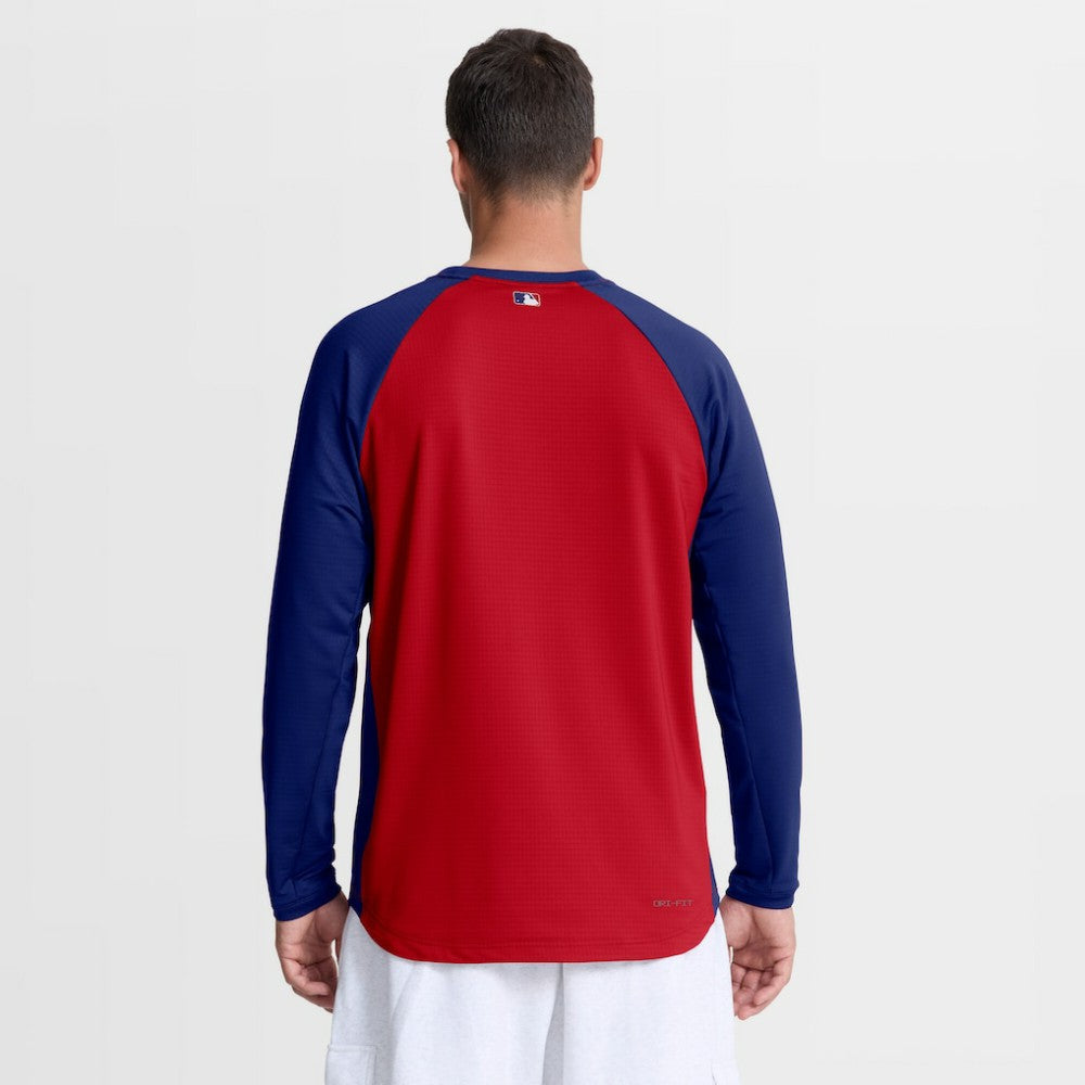 MLB Texas Rangers Nike Authentic Collection Raglan Dri-FIT Sweatshirt