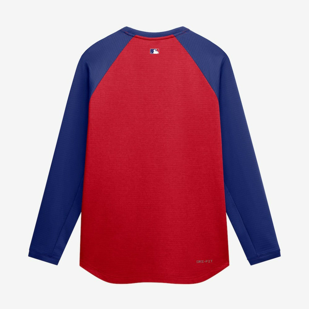 MLB Texas Rangers Nike Authentic Collection Raglan Dri-FIT Sweatshirt