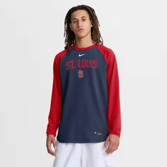 MLB St. Louis Cardinals Nike Authentic Collection Raglan Dri-FIT Sweatshirt