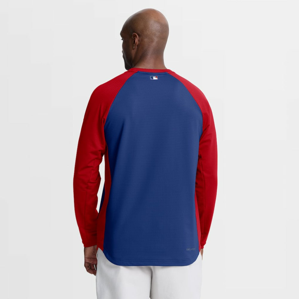 MLB Philadelphia Phillies Nike Authentic Collection Raglan Dri-FIT Sweatshirt