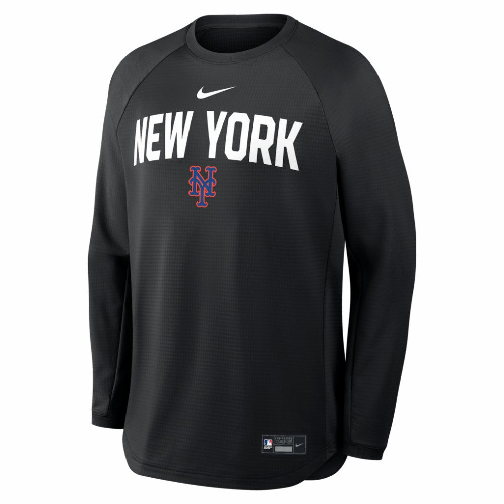 MLB New York Mets Nike Authentic Collection Raglan Dri-FIT Sweatshirt