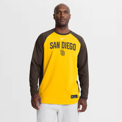 MLB San Diego Padres Nike Authentic Collection Raglan Dri-FIT Sweatshirt