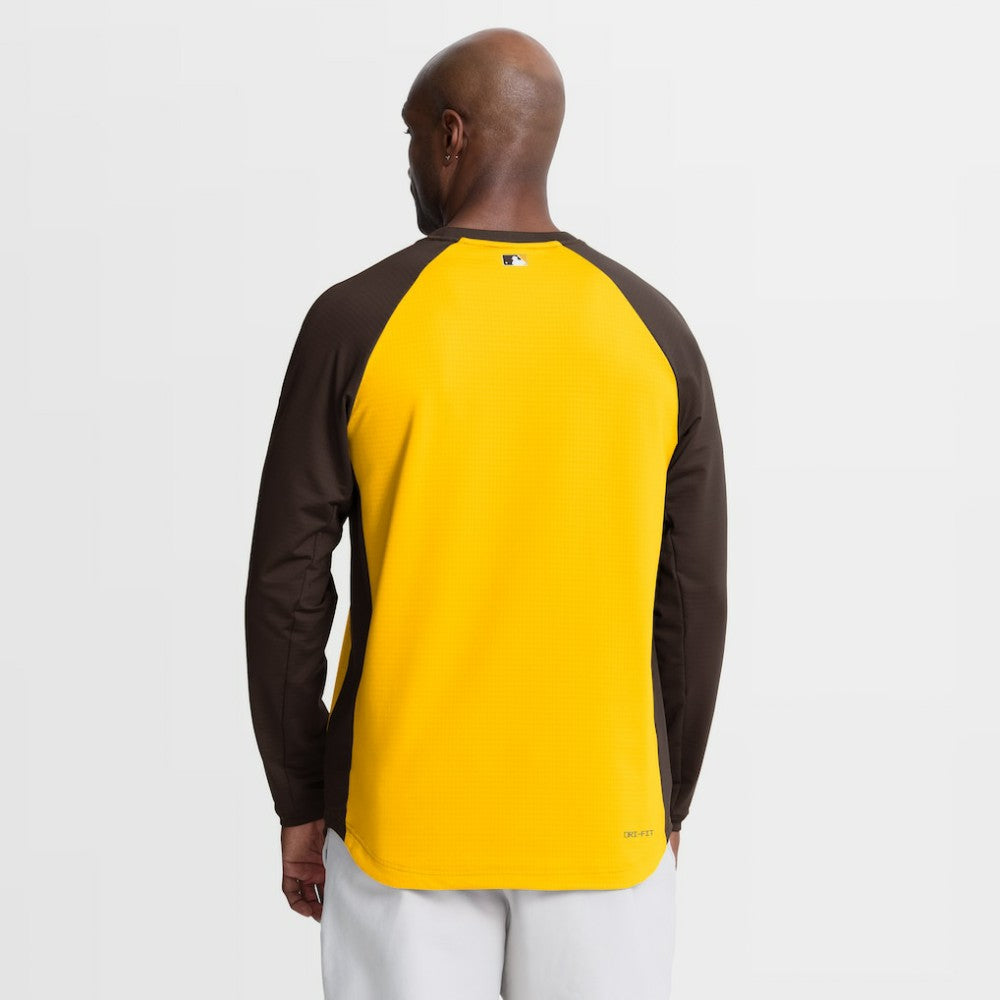 MLB San Diego Padres Nike Authentic Collection Raglan Dri-FIT Sweatshirt
