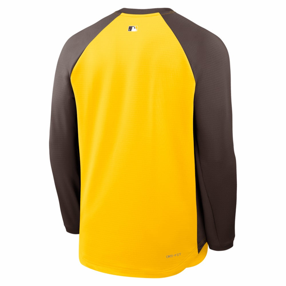 MLB San Diego Padres Nike Authentic Collection Raglan Dri-FIT Sweatshirt