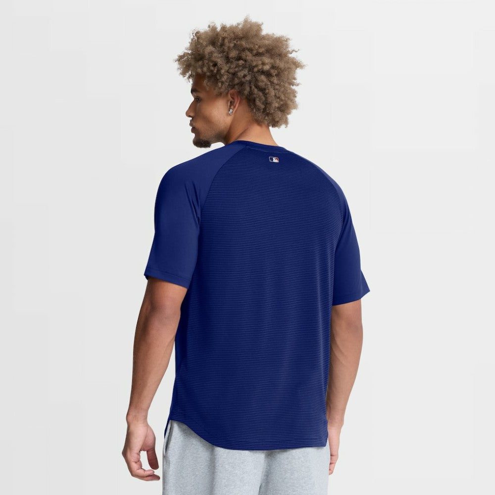 MLB Los Angeles Dodgers Nike Authentic Collection Batting Practice Pre-Game Raglan Dri-FIT Top