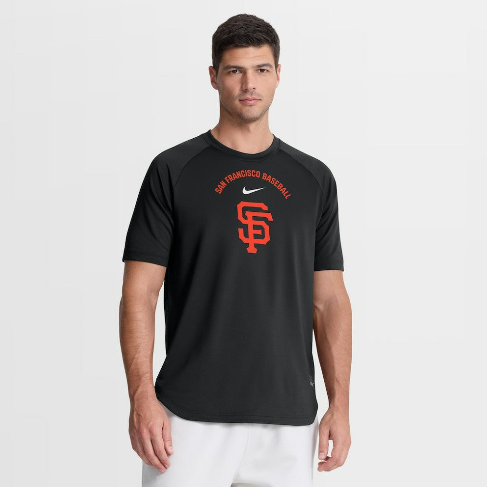 MLB San Francisco Giants Nike Authentic Collection Batting Practice Pre-Game Raglan Dri-FIT Top