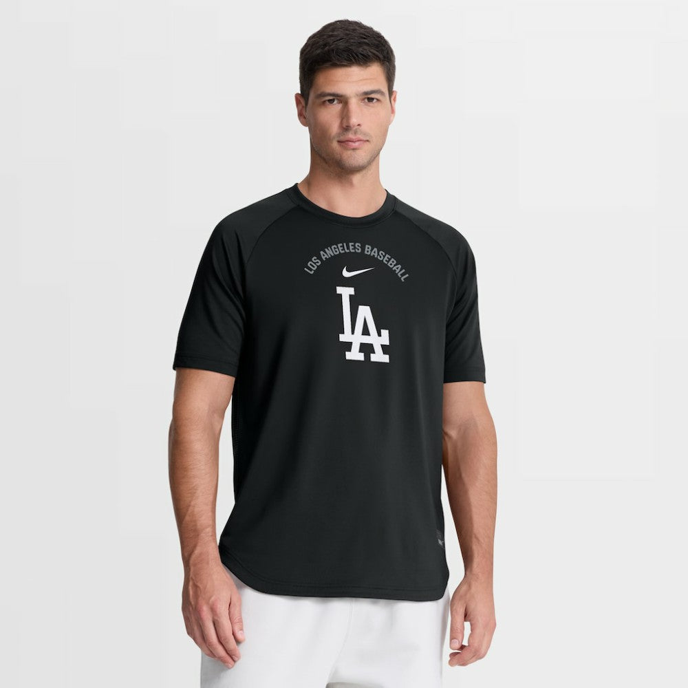 MLB Los Angeles Dodgers Nike Authentic Collection Batting Practice Pre-Game Raglan Dri-FIT Top