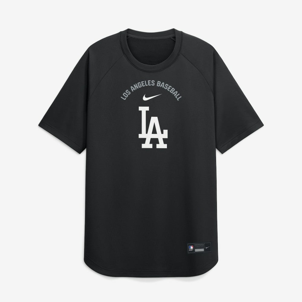 MLB Los Angeles Dodgers Nike Authentic Collection Batting Practice Pre-Game Raglan Dri-FIT Top
