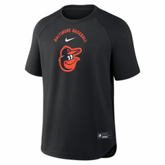 MLB Baltimore Orioles Nike Authentic Collection Batting Practice Pre-Game Raglan Dri-FIT Top