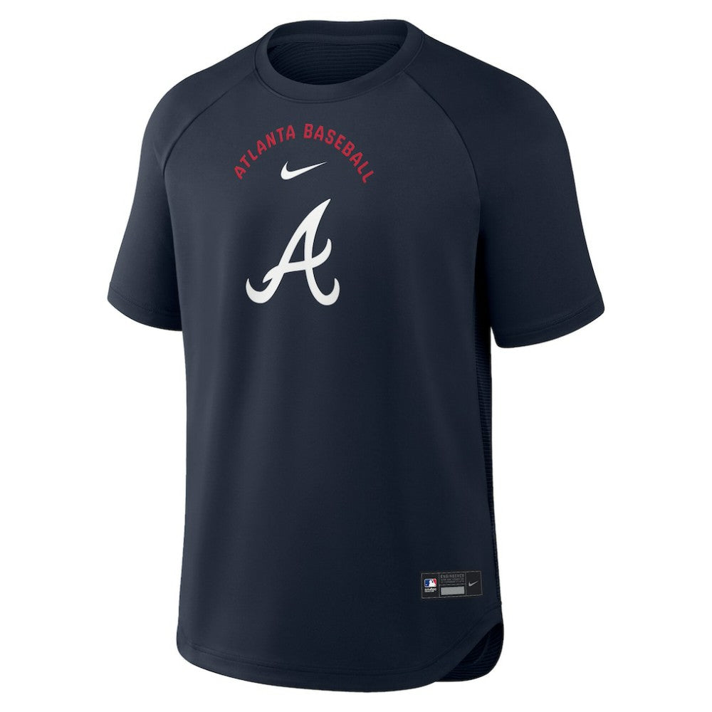 MLB Atlanta Braves Nike Authentic Collection Batting Practice Pre-Game Raglan Dri-FIT Top