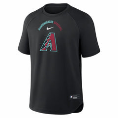 MLB Arizona Diamondbacks Nike Authentic Collection Batting Practice Pre-Game Raglan Dri-FIT Top